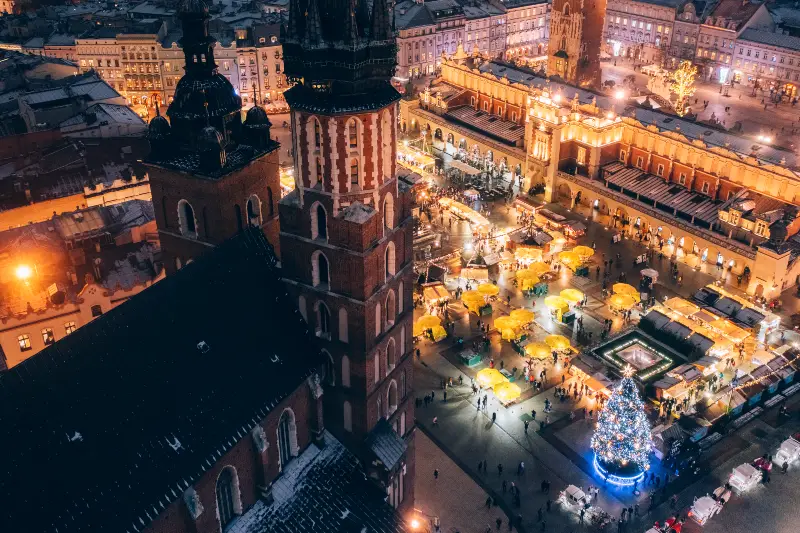 Christmas Markets in Krakow Market Square