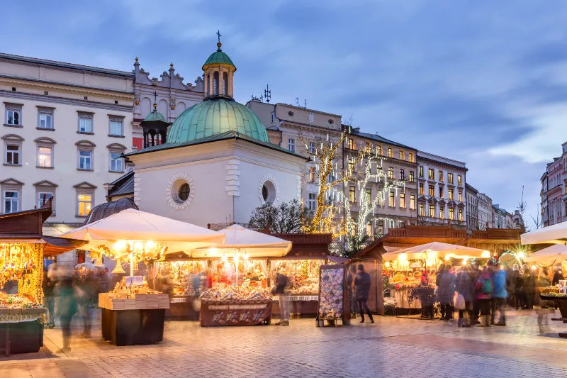 Krakow Christmas Markets Stalls